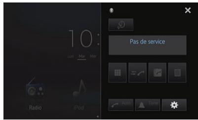 PIONEER SPH-DA110 - Tapotecz sur le menu de téléphone. - 1