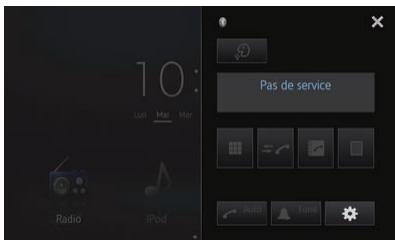PIONEER SPH-DA110 - Tapotecz sur le menu de téléphone. - 1