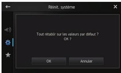 PIONEER SPH-DA110 - Restauration de la configuration par défaut - 1