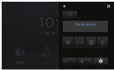 PIONEER SPH-DA110 - Tapotecz sur le menu du téléphone. - 1