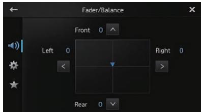 PIONEER SPH-DA110 - Utilisation du réglage d'attenuateur/balance - 1