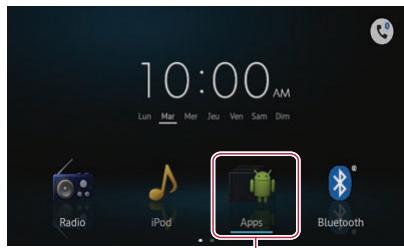 PIONEER SPH-DA110 - Tapotecz sur [Apps] sur l'écran Home. - 1