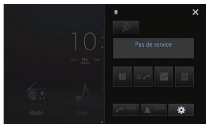 PIONEER SPH-DA110 - Tapotecz sur le menu de téléphone. - 1