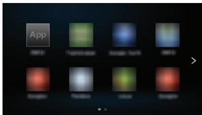 PIONEER SPH-DA110 - Tapotecz sur l'icone de l'application à utiliser. - 1