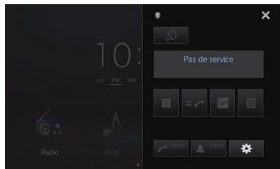 PIONEER SPH-DA110 - Tapotecz sur le menu de téléphone. - 1