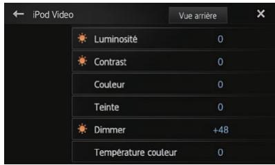 PIONEER SPH-DA110 - Réglage de l'image - 1