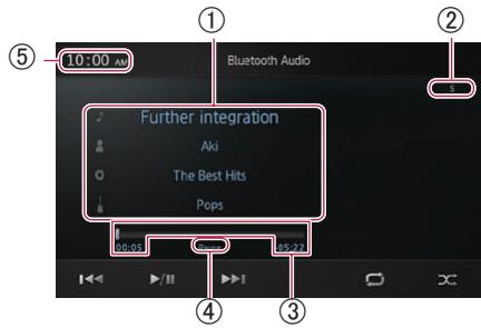 PIONEER SPH-DA110 - Lecture de l'écran - 1