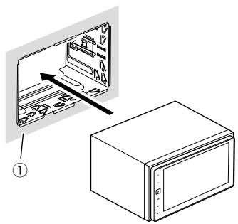 PIONEER SPH-DA120 - Einbau mit der Halterung - 2