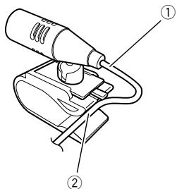 PIONEER SPH-DA120 - Fit the microphone lead into the groove. - 1