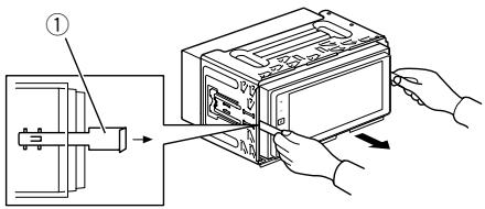PIONEER SPH-DA120 - Entfernen Sie den Abdeckring. - 2