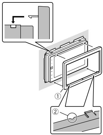 PIONEER SPH-DA120 - Instalación con el soporte - 4