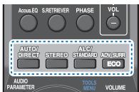 PIONEER VSX-323-K - Choix du mode d'écoute - 1