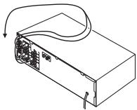 PIONEER VSX-323-K - Raccordements des câbles - 1