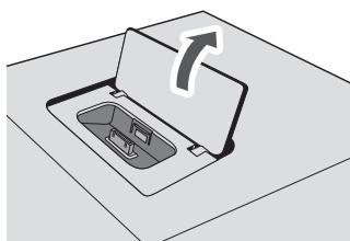 PIONEER X-CM31-J - Öffnen Sie die Klappe des iPod/iPhone-Anschluss. - 1
