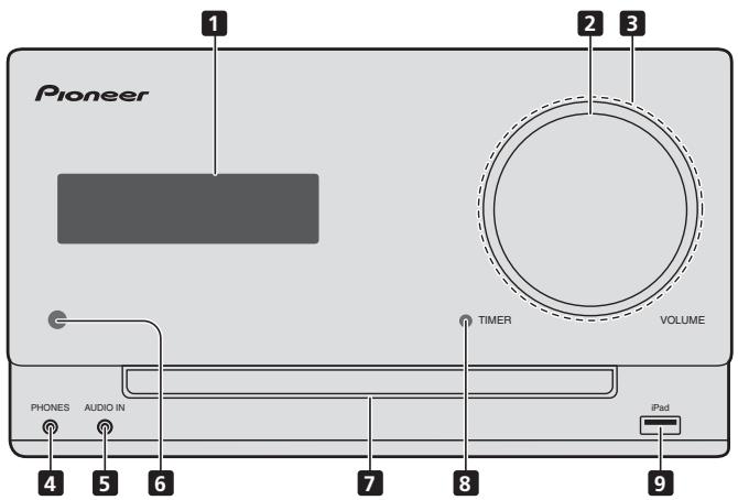 PIONEER X-CM31-J - Vorderes Bedienfeld - 1