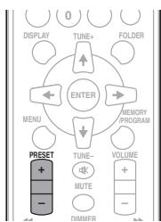 PIONEER X-CM31-J - Presintonización de emisoras - 1
