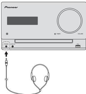 PIONEER X-CM31-J - Verwenden von Kopfhörern - 1