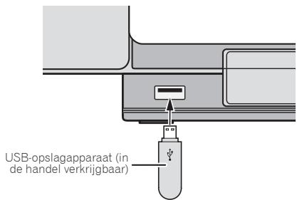 PIONEER XSMC00 - Sluit het USB-opslagapparaat aan. - 1