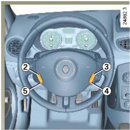 RENAULT CLIO 3 - RÉGULATEUR-LIMITEUR DE VITESSE : fonction limiteur - 2