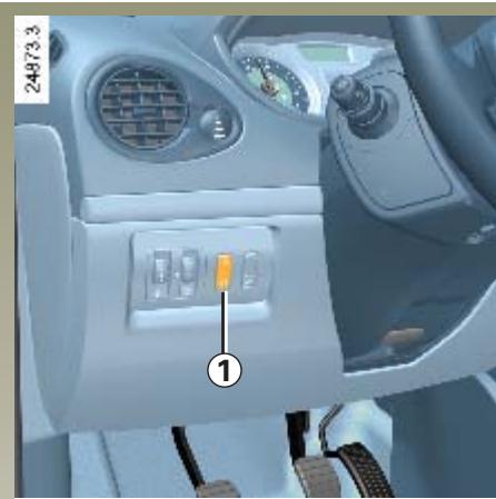 RENAULT CLIO 3 - RÉGULATEUR-LIMITEUR DE VITESSE : fonction limiteur - 1