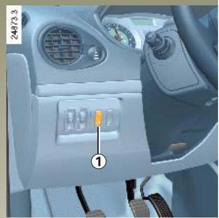 RENAULT CLIO 3 - RÉGULATEUR-LIMITEUR DE VITESSE : fonction régulateur (suite) - 1