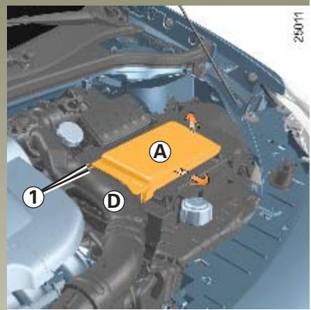 RENAULT CLIO 3 - Remontage des caches de la batterie - 1