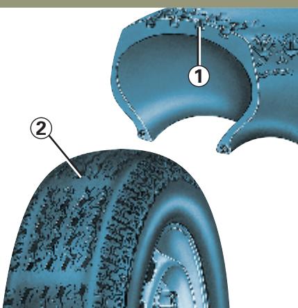 RENAULT CLIO 3 - Sécurité pneumatiques - roues - 2