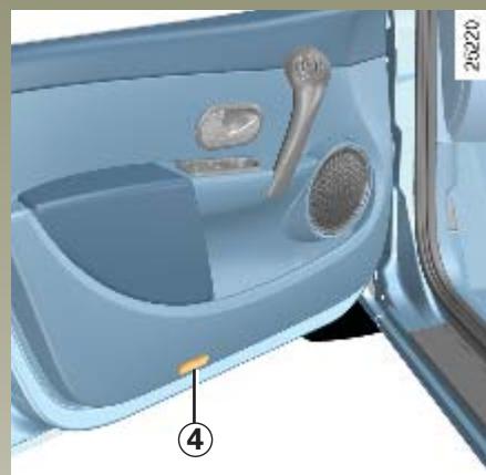 RENAULT CLIO 3 - Plafonnier - 1