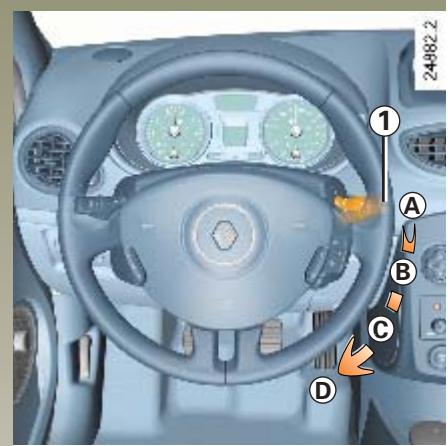 RENAULT CLIO 3 - RéGLAGE ÉLECTRIQUE DE LA HAUTEUR DES FAISCEAUX - 2