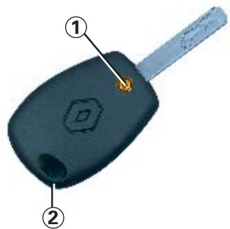 RENAULT CLIO 3 - TELECOMMANDES À RADIOFRÉQUENCY : PILES - 1