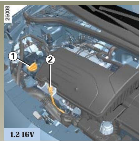 RENAULT CLIO 3 - NIVEAU HUILM MOTEUR (suite) - 1