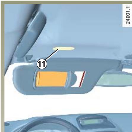 RENAULT CLIO 3 - Miroirs de courtoisie non éclairants - 1