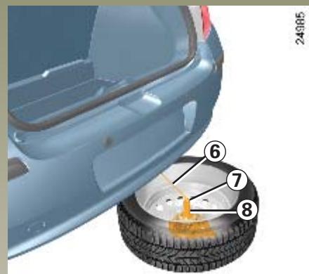 RENAULT CLIO 3 - Pour réinstaller une roue - 1