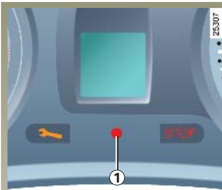 RENAULT CLIO 3 - Témoin de protection du vehicule - 1