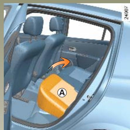 RENAULT CLIO 3 - BANQUETTE ARRIÈRE : fonctionnalités - 1