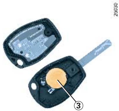 RENAULT CLIO 3 - Remplacement des piles - 2