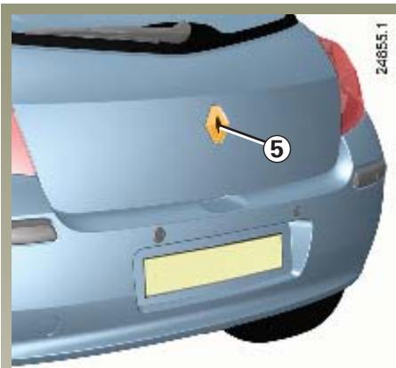 RENAULT CLIO 3 - Verrouillage des portes et du coffre - 1