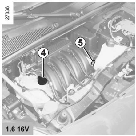 RENAULT KANGOO 2 2012 - NIVEAU HUILMEOTEUR: appoint, replissage (1/2) - 1