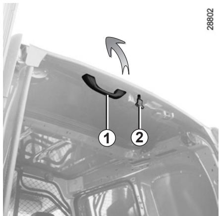 RENAULT KANGOO 2 2012 - TRAPPE DE PAVILLON (1/2) - 1