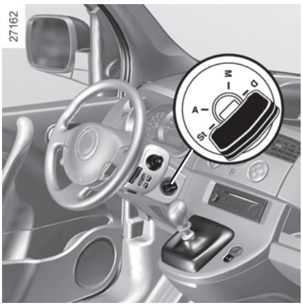 RENAULT KANGOO 2 2012 - DÉMARRAGE, ARRÊT DU MOTEUR - 1