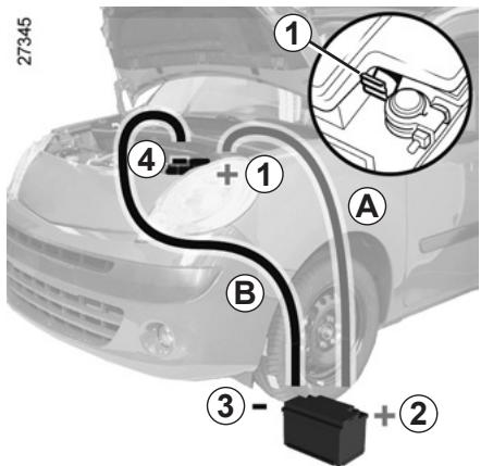 RENAULT KANGOO 2 2012 - BATTERIE : dépannage (2/2) - 1