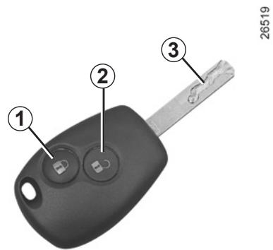 RENAULT KANGOO 2 2012 - CLÉ, TÉLECOMMANDE À RADIOFRÉQUENCY : généralités (1/2) - 1