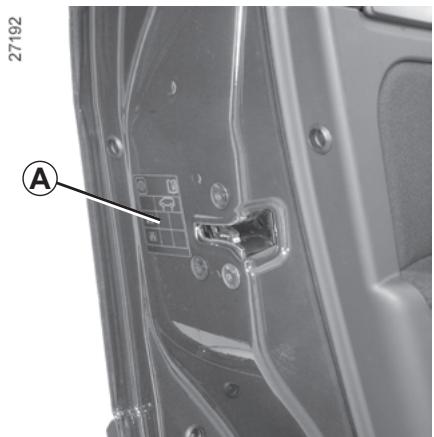 RENAULT KANGOO 2 2012 - PRESSIONS DE GONFLAGE DES PNEUMATIQUES à froid - 1