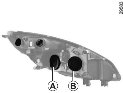 RENAULT SCENIC 3 - PROJECTEURS AVANT : remplacement des lampes (2/2) - 1
