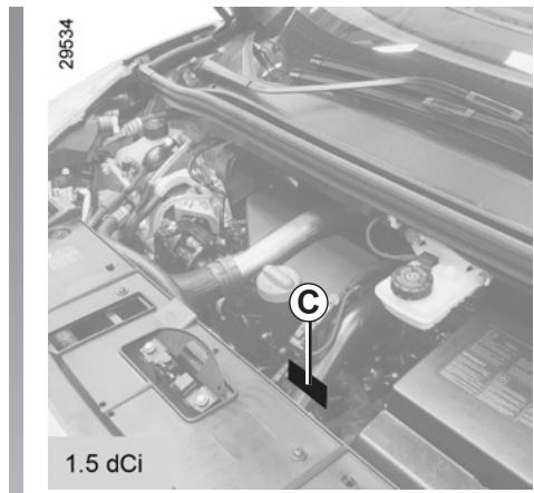 RENAULT SCENIC 3 - PLAQUES D'IDENTIFICATION MOTEUR (2/2) - 2