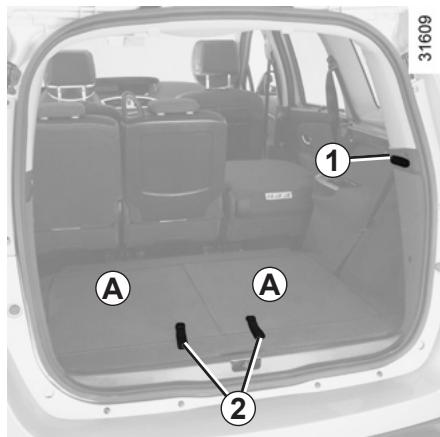 RENAULT SCENIC 3 - Pour rabatte un siège - 1