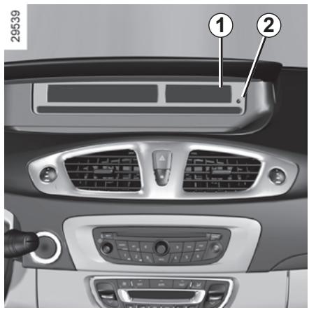 RENAULT SCENIC 3 - HEURE ET TEMPERATURE EXTÉRIÉTURE - 1