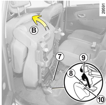 RENAULT SCENIC 3 - Pour retirer un siège - 1