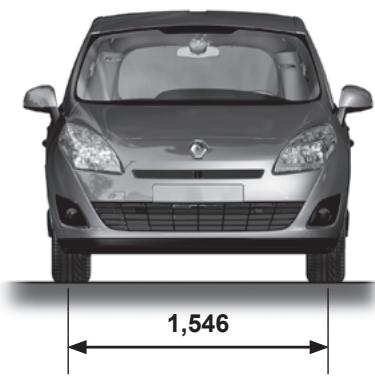 RENAULT SCENIC 3 - DIMENSIONS (en metres) (1/2) - 2