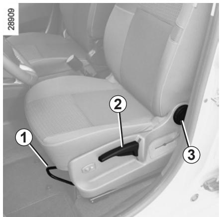 RENAULT SCENIC 3 - SIÉGES AVANT À COMMANDES MANUELLES (1/2) - 1